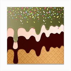 Ice Cream 8 Canvas Print