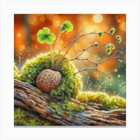 Mossy Tree Canvas Print