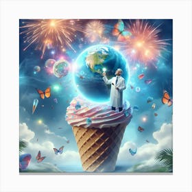 Ice Cream Cone 2 Canvas Print