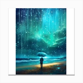 Night Sky With Stars 1 Canvas Print