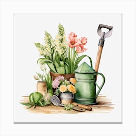 Garden Tools Canvas Print