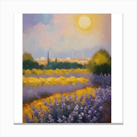 Lavender Field Canvas Print