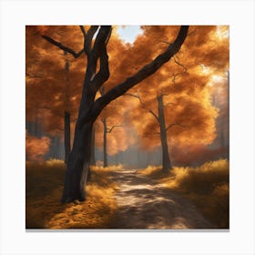 Autumn Forest 8 Canvas Print