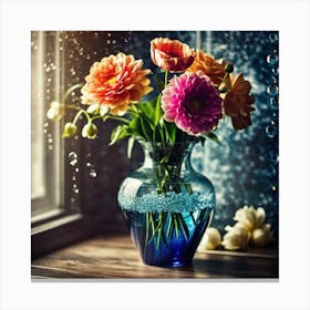 Flowers In A Vase 24 Canvas Print