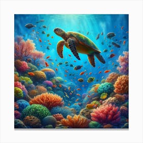 Sea Turtle Canvas Print