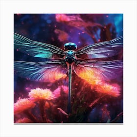 Dragonfly Hd Wallpaper Canvas Print