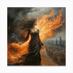 Fire And Ice 1 Canvas Print