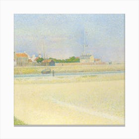 The Chanel Of Gravelines, Georges Seurat Canvas Print