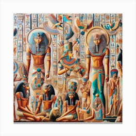 Egyptian Painting Canvas Print