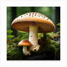 Mushroom Stock Videos & Royalty-Free Footage Canvas Print