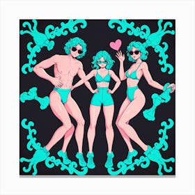 Sexy Girls 15 Canvas Print