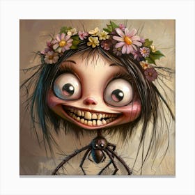 Arachnid Girl Canvas Print