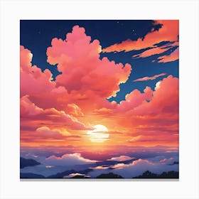 Sunset Canvas Print