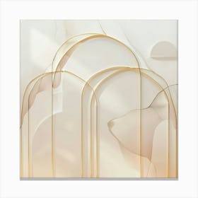 Gold Arches 1 Canvas Print