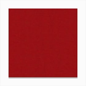 Red Square On A White Background Canvas Print