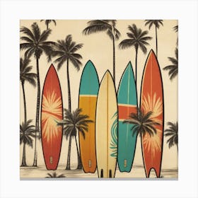 Surfboards Canvas Print