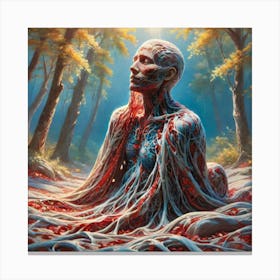 Blood And Flesh 1 Canvas Print