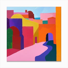 Abstract Travel Collection Morocco 2 Canvas Print