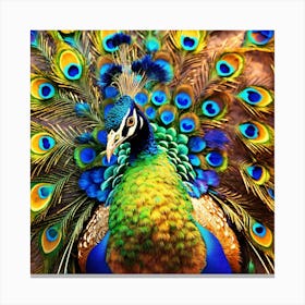 Peacock Canvas Print