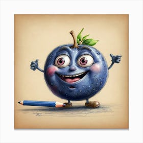 Blueberry Canvas Print