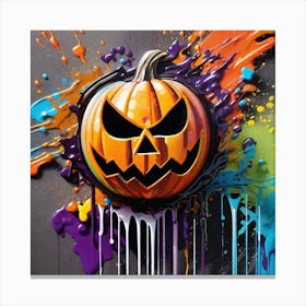 Jack O Lantern Canvas Print