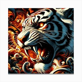 Tiger 10 Canvas Print