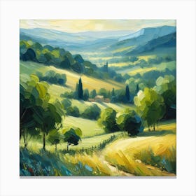 Tuscan Countryside Canvas Print