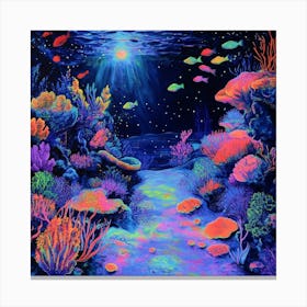 Under The Sea Art 1 Canvas Print