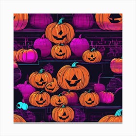 Halloween Pumpkins 10 Canvas Print