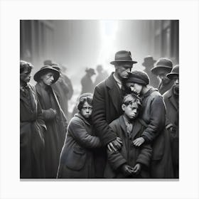 Depression Fallout-1930s ~Reimagined 2 Canvas Print