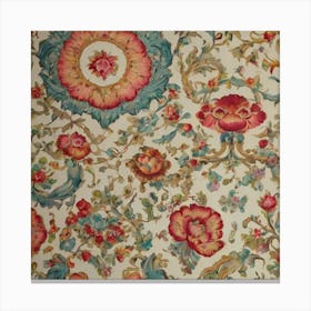 Floral Wallpaper 3 Canvas Print