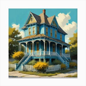 Victorian House Canvas Print