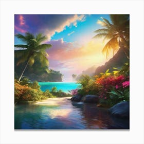 Tropical Paradise 8 Canvas Print