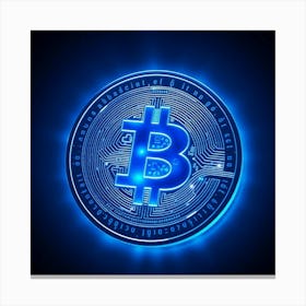 Bitcoin Symbol 1 Canvas Print