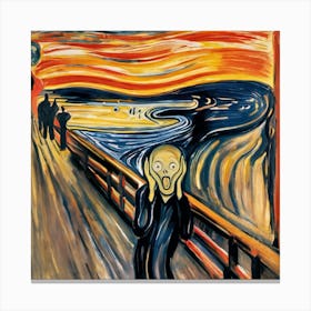 The Scream Edvard Munch Canvas Print