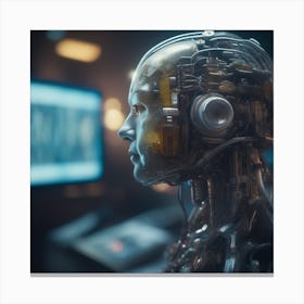 Cyborg 65 Canvas Print