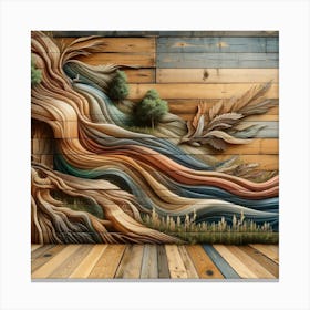 Tree In The Woods Canvas Print