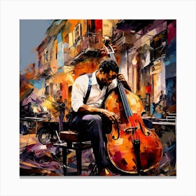 Jazz Musician 14 Canvas Print