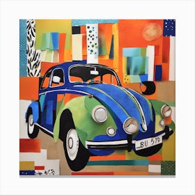 Vw Beetle Canvas Print