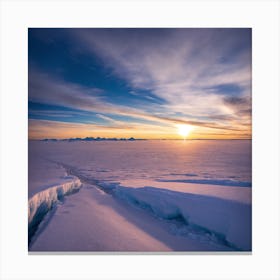 Antarctic Sunrise Canvas Print