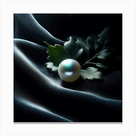 Pearl And Leaf Canvas Print