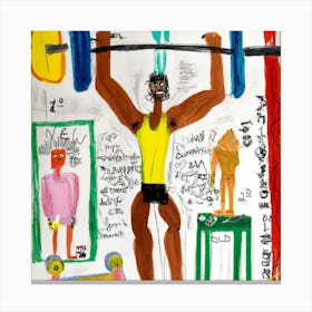 bodybuilding Canvas Print