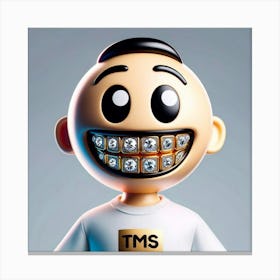 Tms kid Canvas Print