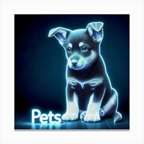 Pets Art Print Canvas Print