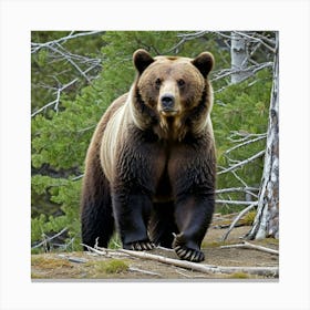 Brown Bear 1 Canvas Print