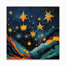Stars In The Sky Canvas Print