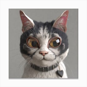 Cat Portrait Canvas Print