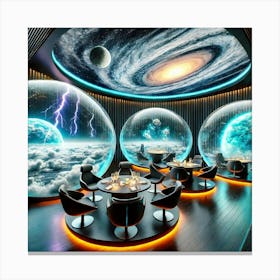 A Futuristic Dining Experience Called Storm Dinin Canvas Print