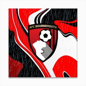 A.F.C. Bournemouth Logo Wall Arts 17 Canvas Print