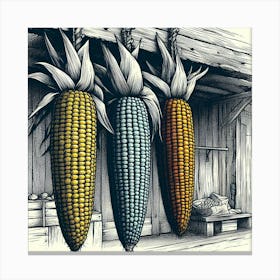 Corn cobs 4 Canvas Print